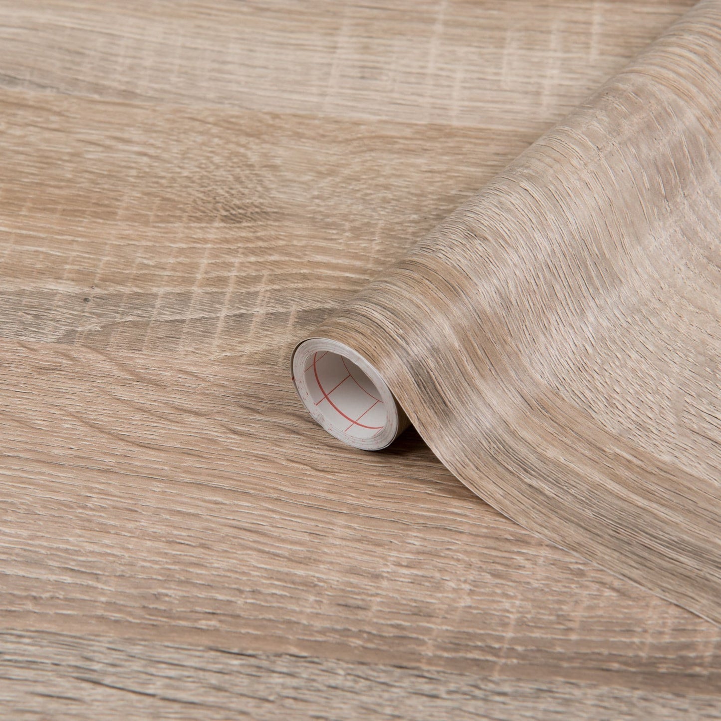 Sonoma Light Oak Wood Sticky Back Vinyl Self-Adhesive Woodgrain for Furniture & Surfaces