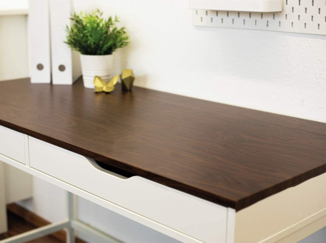 Apple Birch Chocolate Wood Sticky Back Vinyl Self-Adhesive Woodgrain for Furniture & Surfaces