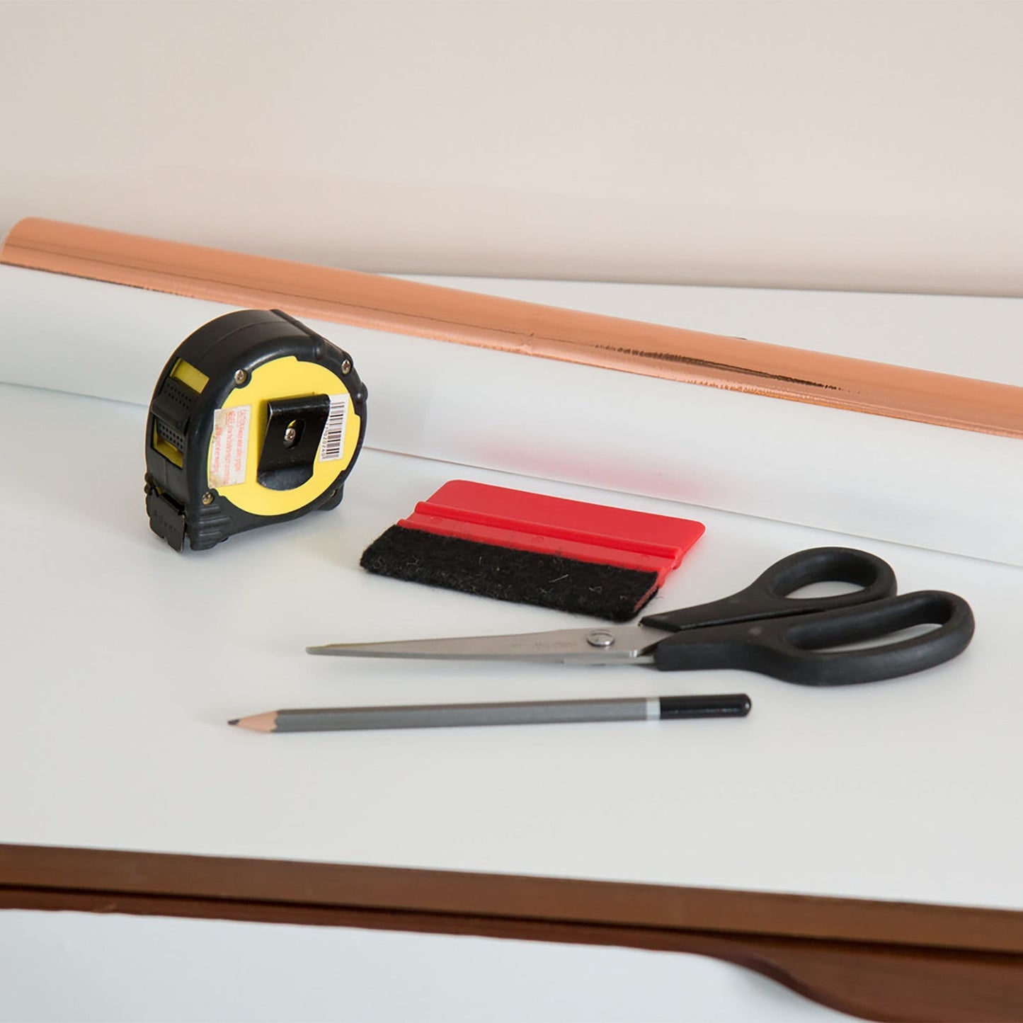 67cm D-C-Fix Matt White Sticky Back Vinyl (200-8001) From 1m to 15m