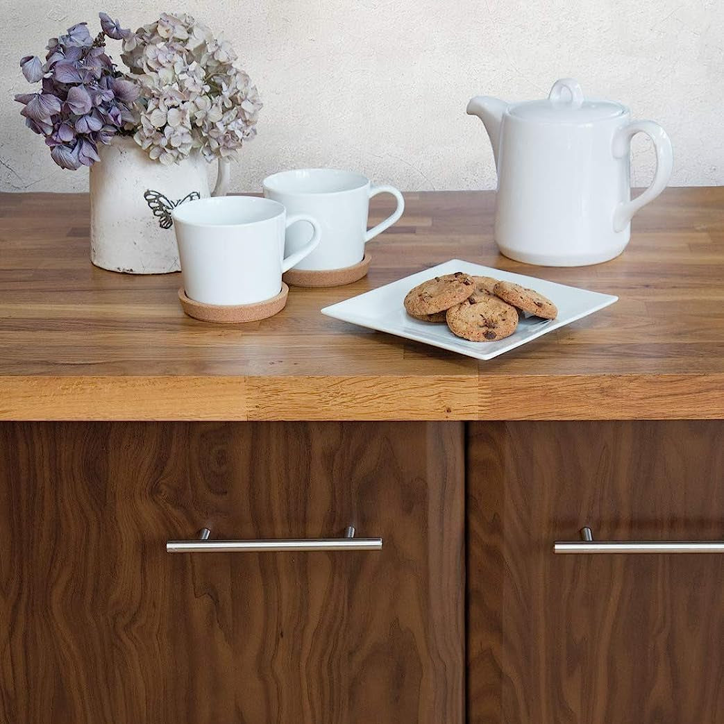 Apple Birch Chocolate Wood Sticky Back Vinyl Self-Adhesive Woodgrain for Furniture & Surfaces