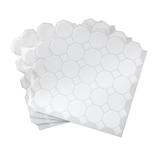 Octagon 3D Tile Sticker for Kitchen Splashback