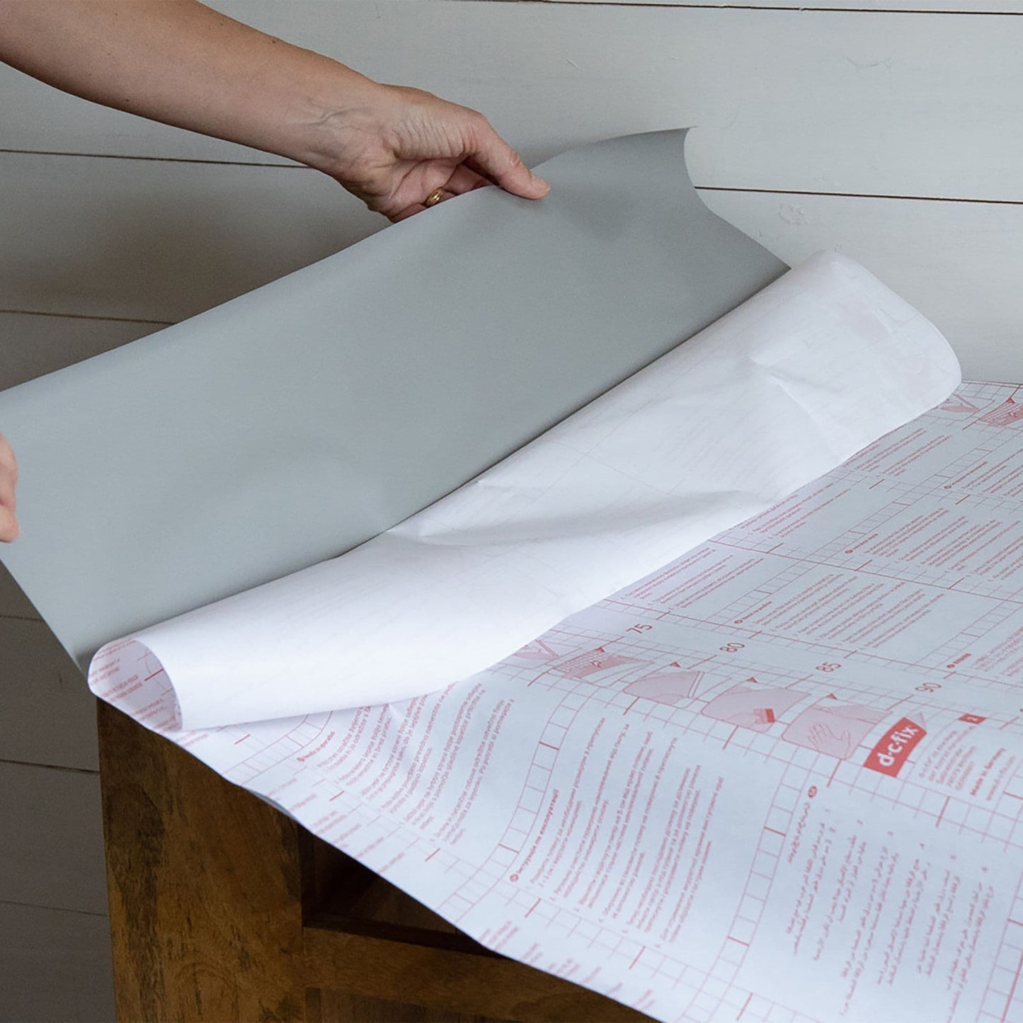 d-c-fix Matt Grey sticky back furniture wrap 200-2019 (W)45cm (L)1m to 15m