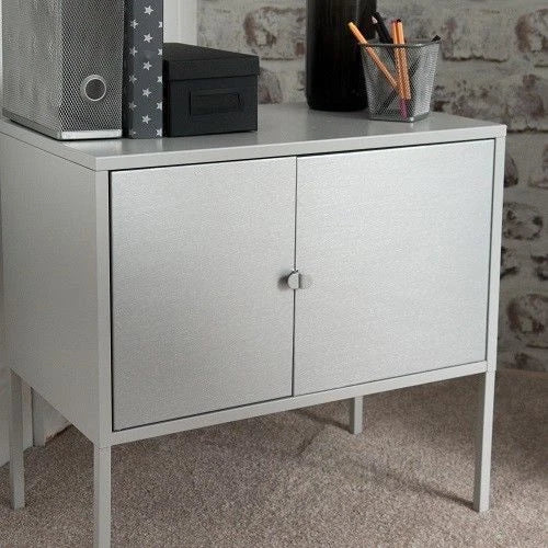 67cm wide Satin Metallic Stainless Steel Sticky Vinyl (210-8045) 1m to 10m long