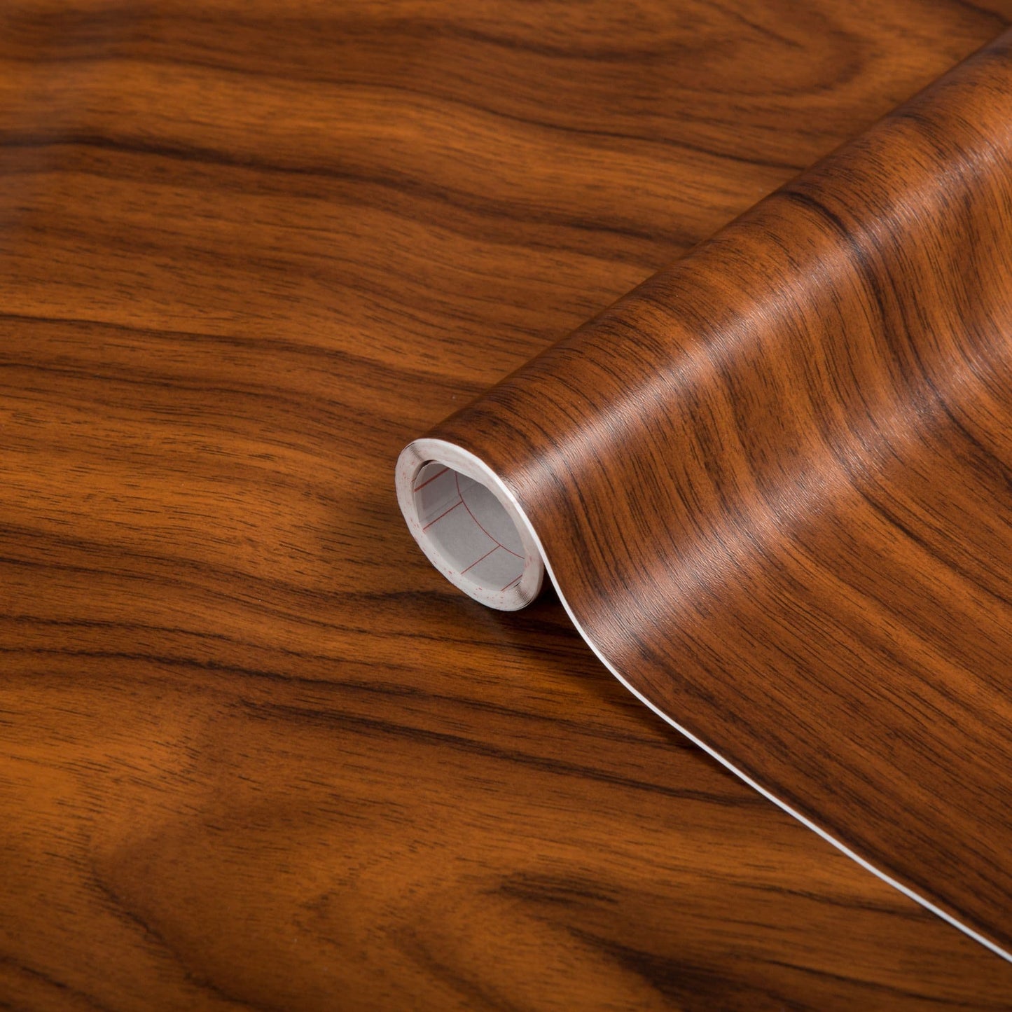 Golden Walnut Sticky Back Vinyl Self-Adhesive Woodgrain for Furniture & Surfaces