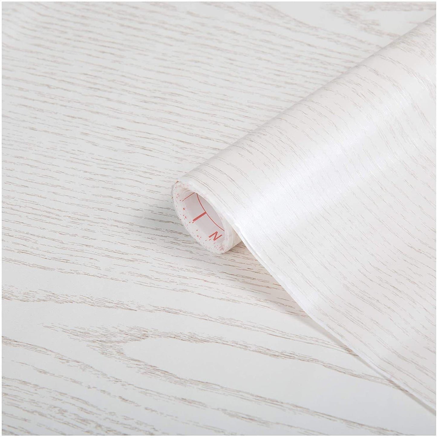 Pearl Whitewood Sticky Back Vinyl Self-Adhesive Woodgrain for Furniture & Surfaces