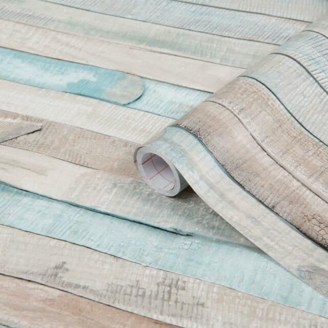 2m x 67cm Rio Ocean Wood Sticky Backed Vinyl (346-8131)