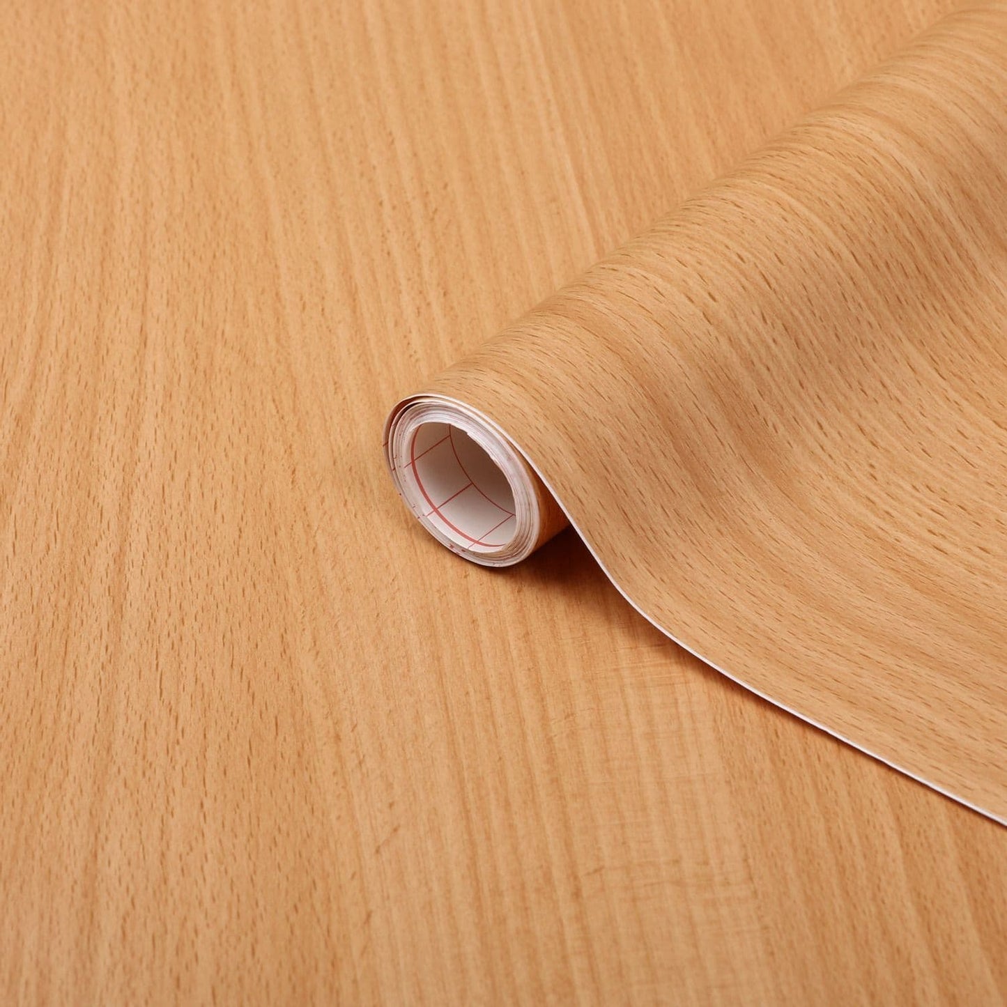 Rotbuche European Beech Sticky Back Vinyl Self-Adhesive Woodgrain for Furniture & Surfaces