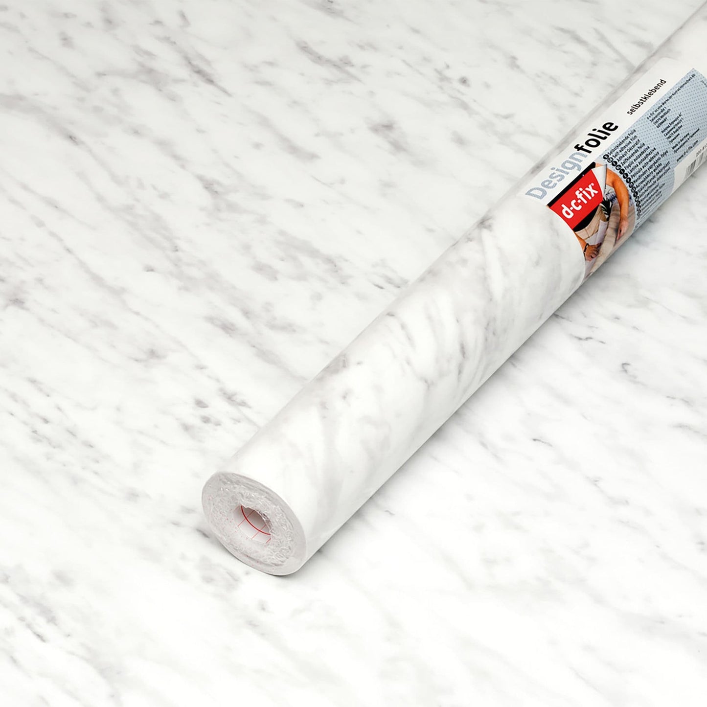 45cm d-c-fix Carrera Grey Marble sticky back furniture wrap  (200-2614) From 1 to 15m
