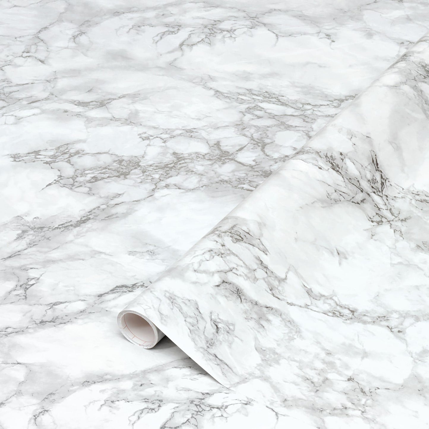 45cm d-c-fix Cortes Silver Marble Sticky Vinyl Wrap (346-0702) 45cm x 2m