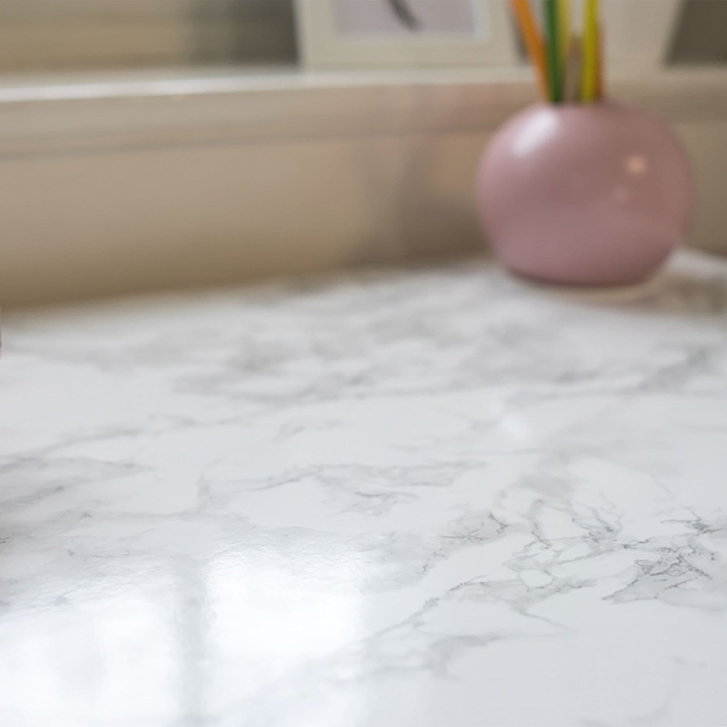 45cm d-c-fix Marmi White Grey Marble sticky back furniture wrap (200-2256) From 1m to 15m