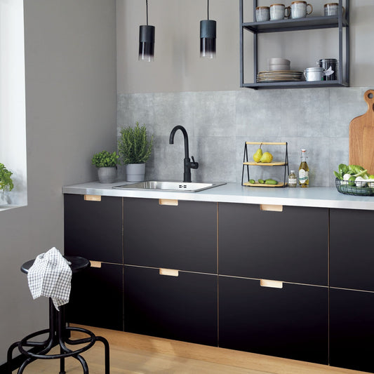 45cm D-C-Fix Matt Black Sticky Back Vinyl (346-0002) 45cm x 2m