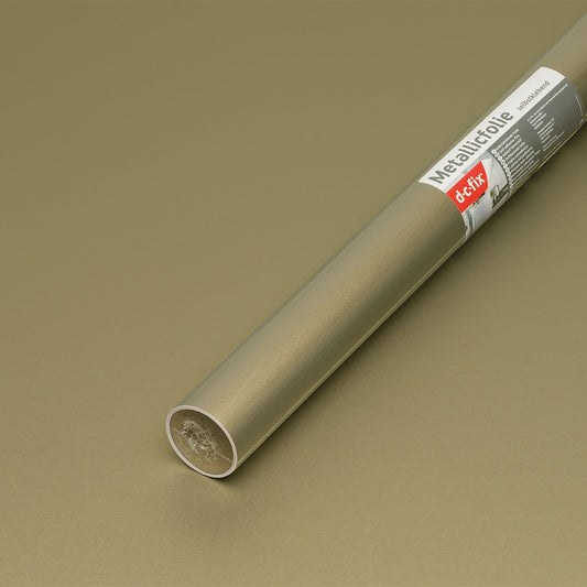 45cm Metallic  Satin Brass Sticky Backed Vinyl Wrap from 1 to 15 metres