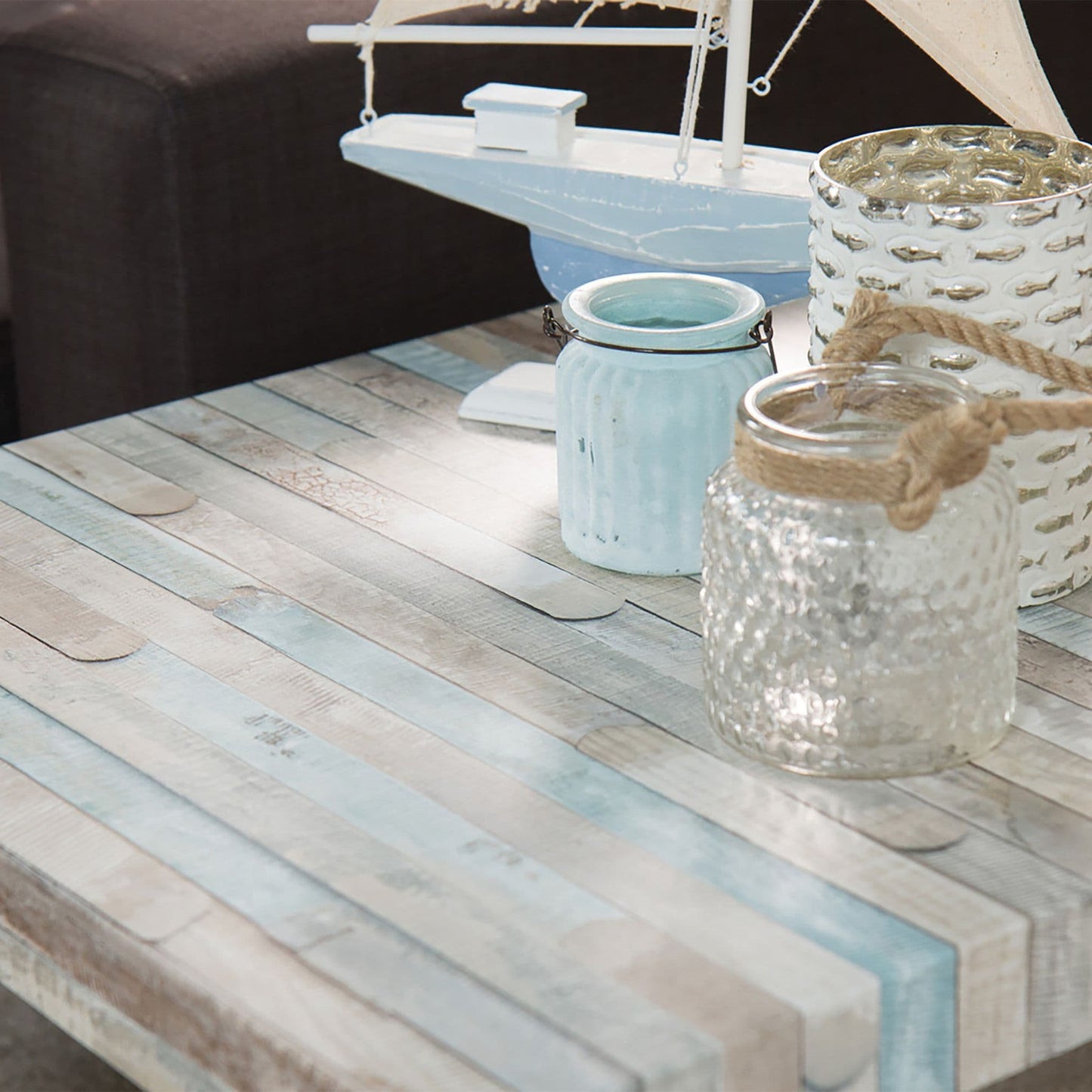45cm Rio Ocean Planked Wood Sticky Vinyl (200-3228) From 1 to 15m