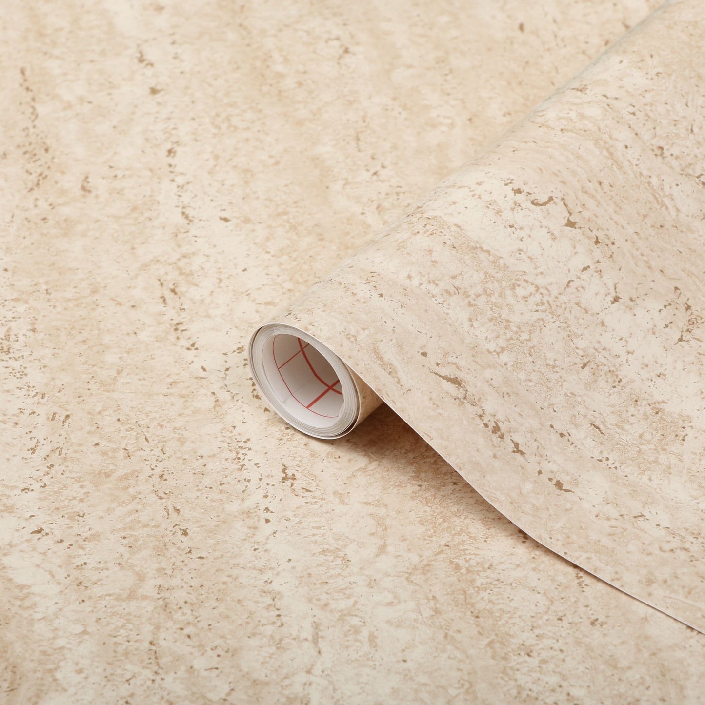45cm x 2m Beige Stone Marble Sticky Back Vinyl (346-0099)