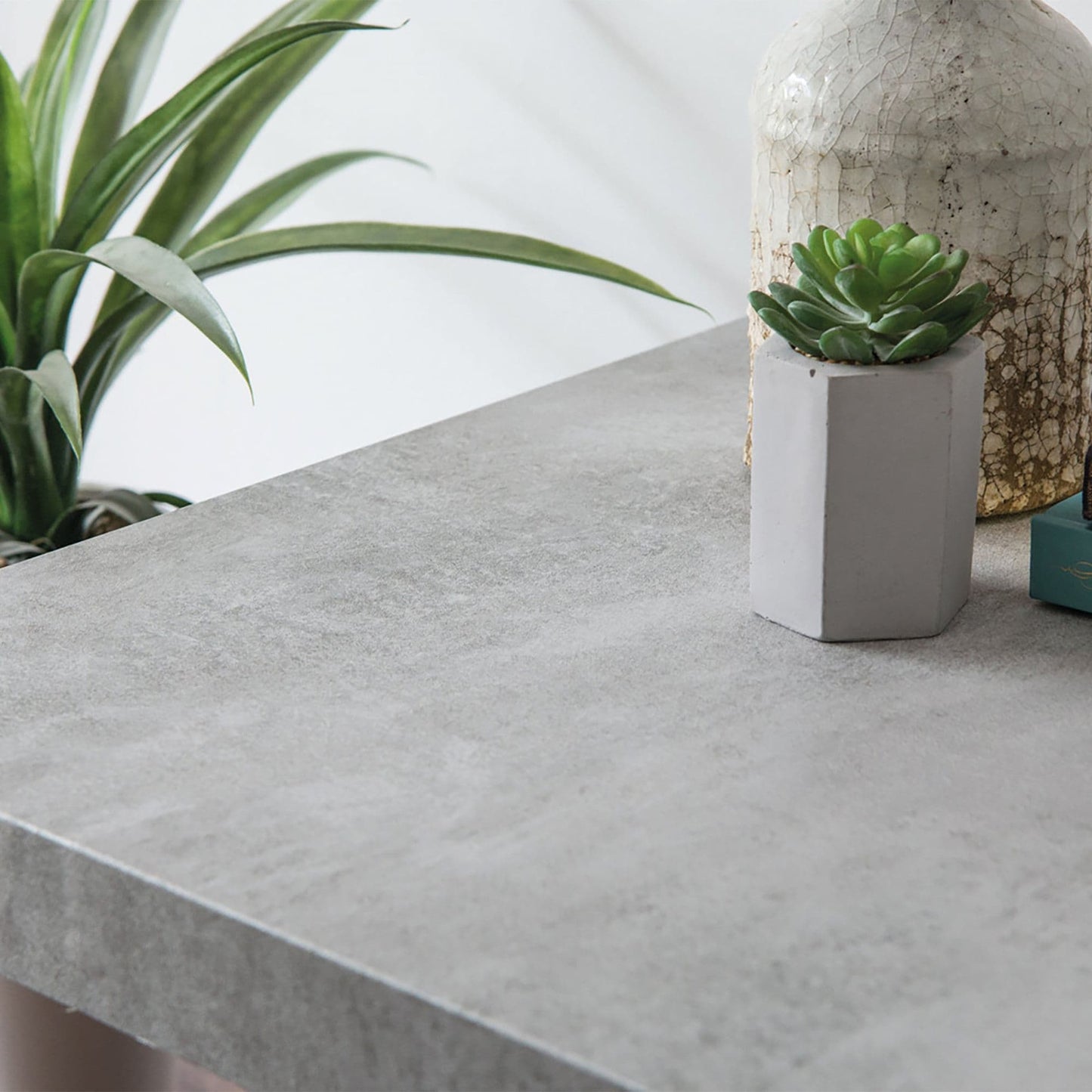 67cm Concrete Grey Stone Sticky Back Vinyl, 200-8291. Lengths from 1m to 15m