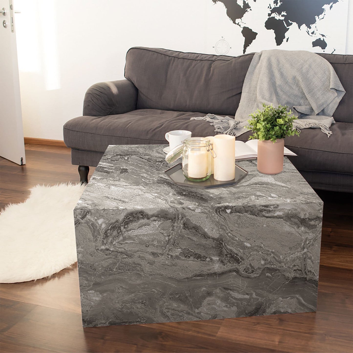 67cm d-c-fix Paladina Grey Marble  Vinyl (200-8363) Lengths from 1m to 15m