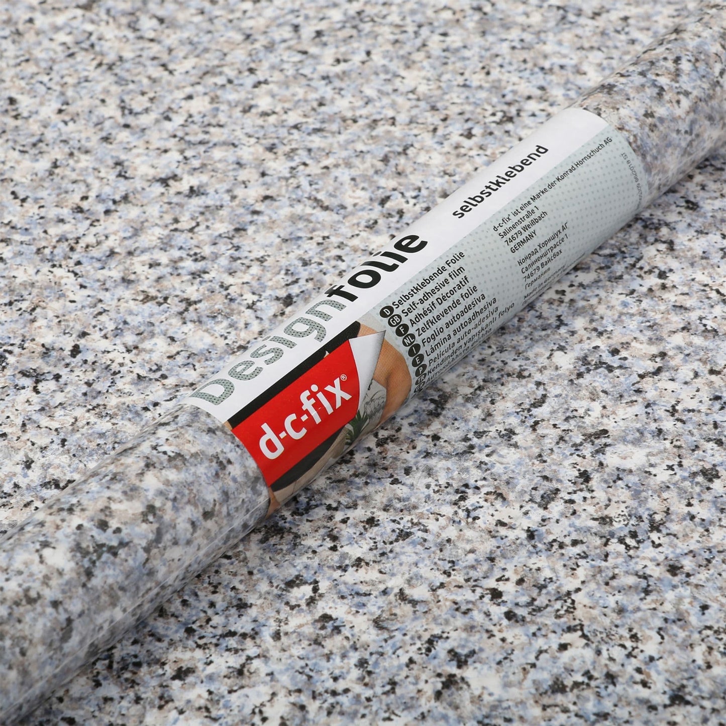 67cm Granite Blue Grey Porrinho Sticky Back Vinyl (200-8205) Lengths from 1m to 15m