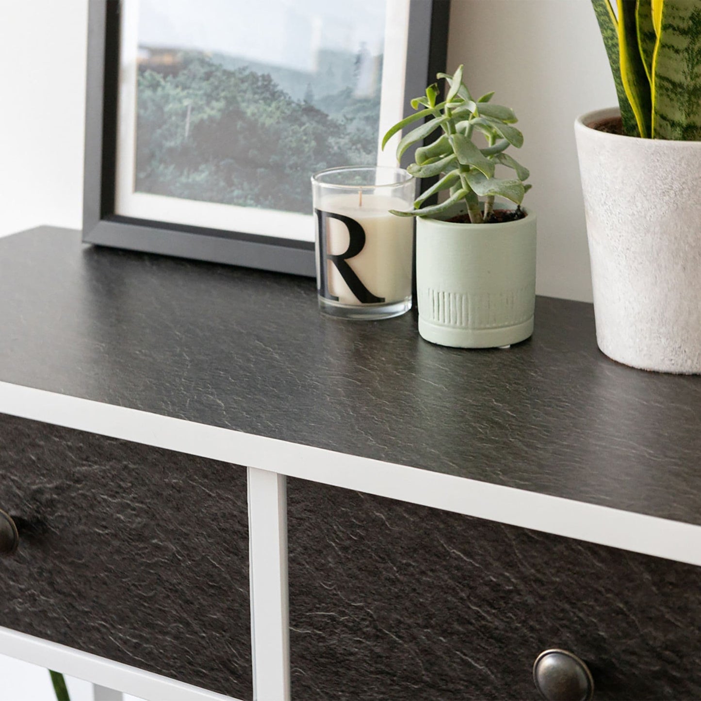 90cm d-c-fix Slate Matt Grey Sticky Back Vinyl (346-5400)90cm x 2.1m