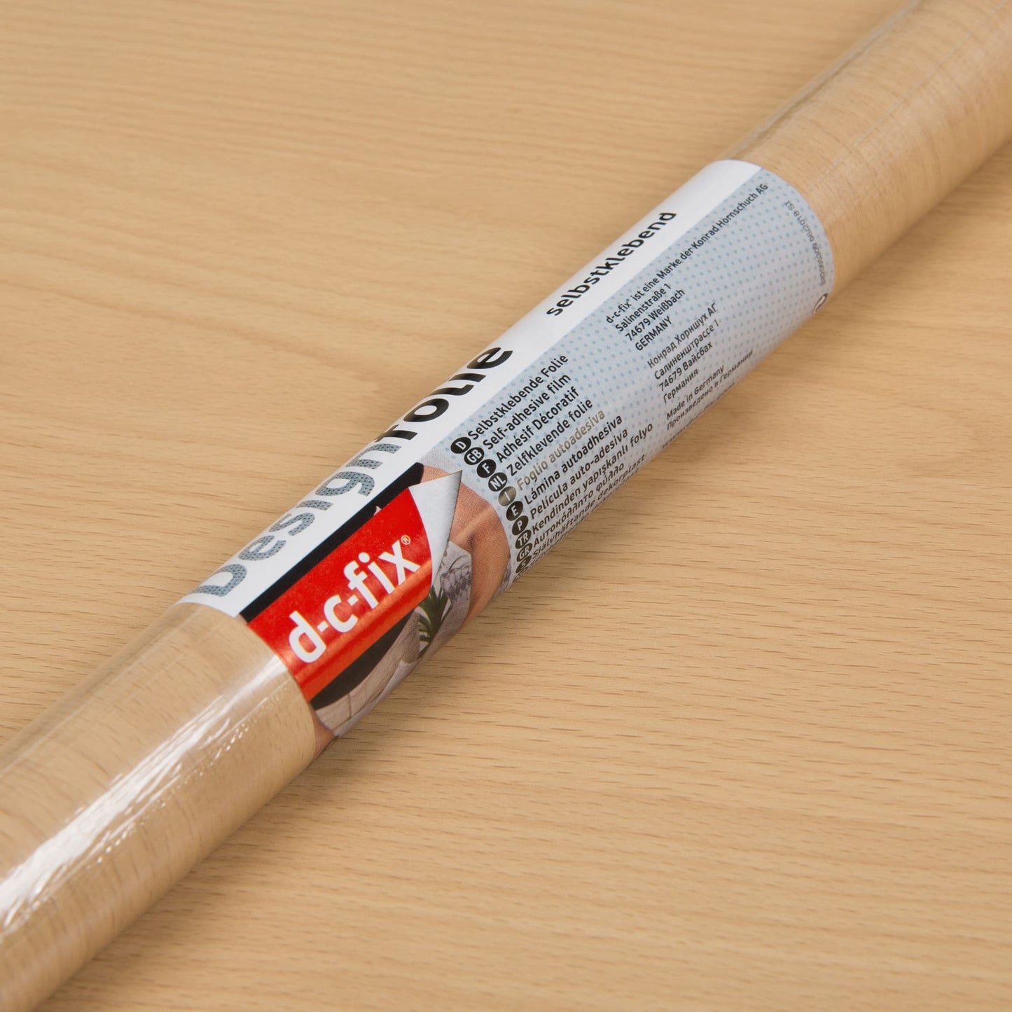 Tyrol Beech Wood Sticky Back Vinyl Self-Adhesive Woodgrain for Furniture & Surfaces