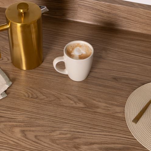 Casella Oak Brown Wood Sticky Back Vinyl Self-Adhesive Woodgrain for Furniture & Surfaces