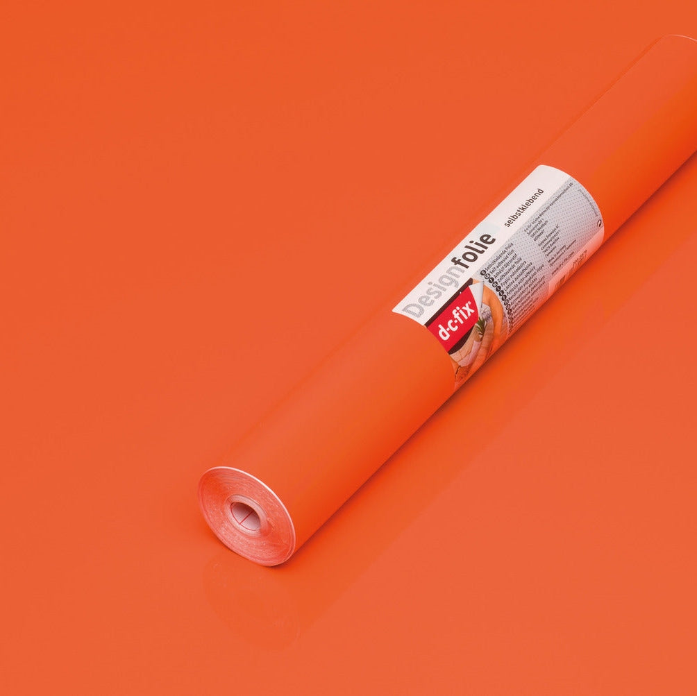 Gloss Orange Vinyl (450mm, Self-Adhesive)