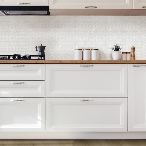Octagon 3D Tile Sticker for Kitchen Splashback