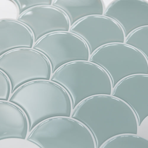 Shell 3D Tile Sticker for Kitchen Splashback