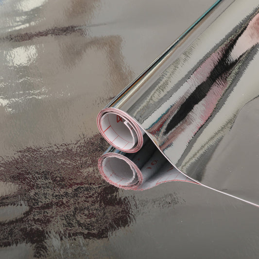 Shiny Silver Vinyl (450mm, Self-Adhesive)