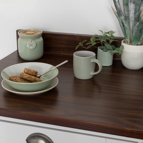 Walnut Sticky Back Vinyl Self-Adhesive Woodgrain for Furniture & Surfaces