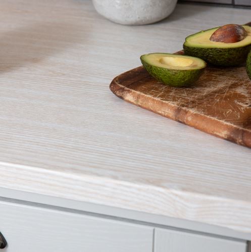 White Ash Wood Sticky Back Vinyl Self-Adhesive Woodgrain for Furniture & Surfaces