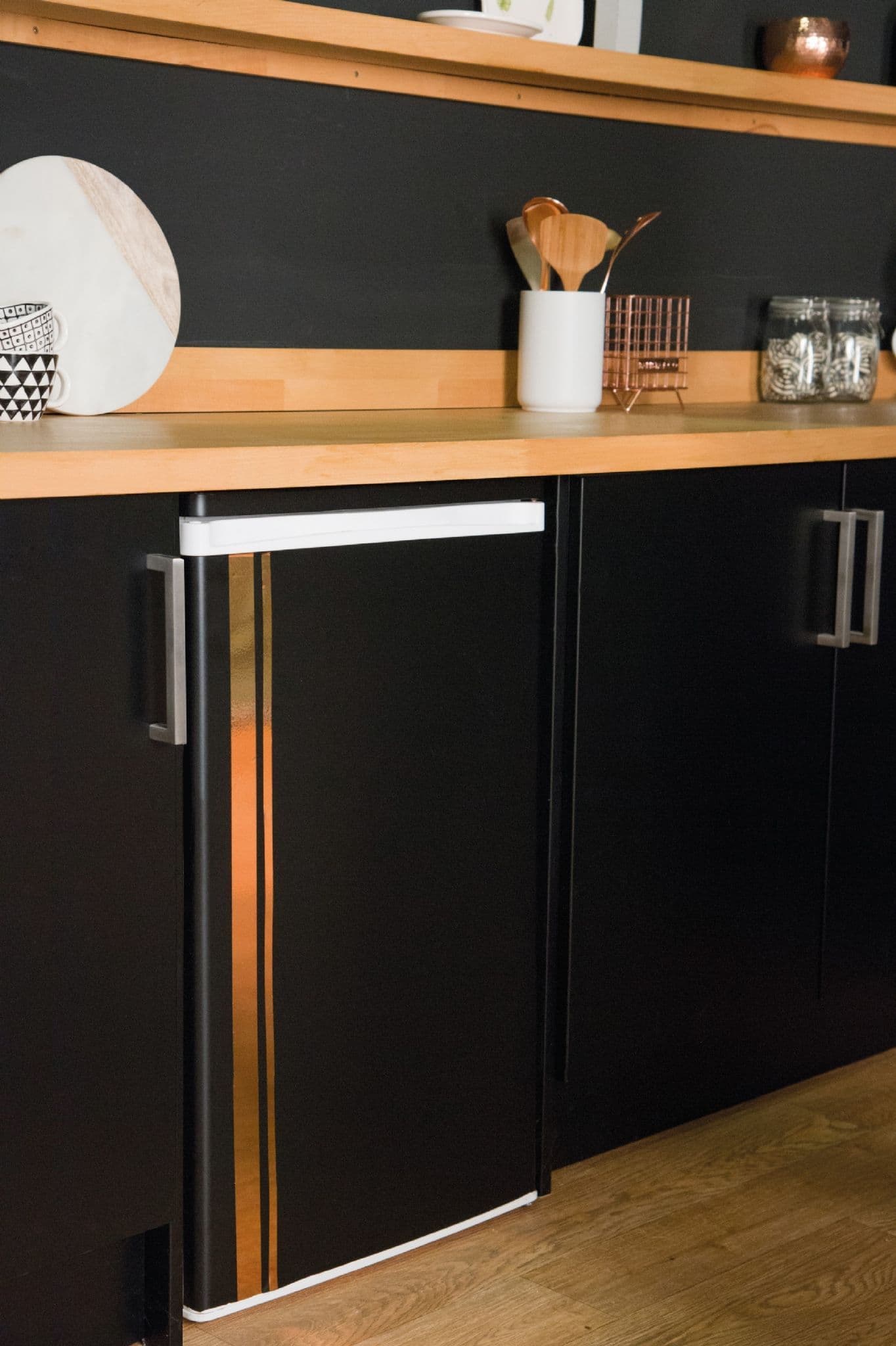 90cm  D-C-Fix Matt Black Sticky Back Vinyl (200-5010) from 1m - 15m