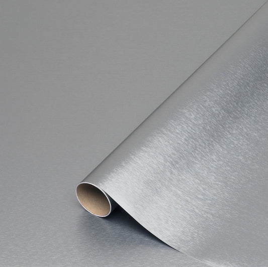 Brushed Metal Vinyl (450mm, Self-Adhesive)