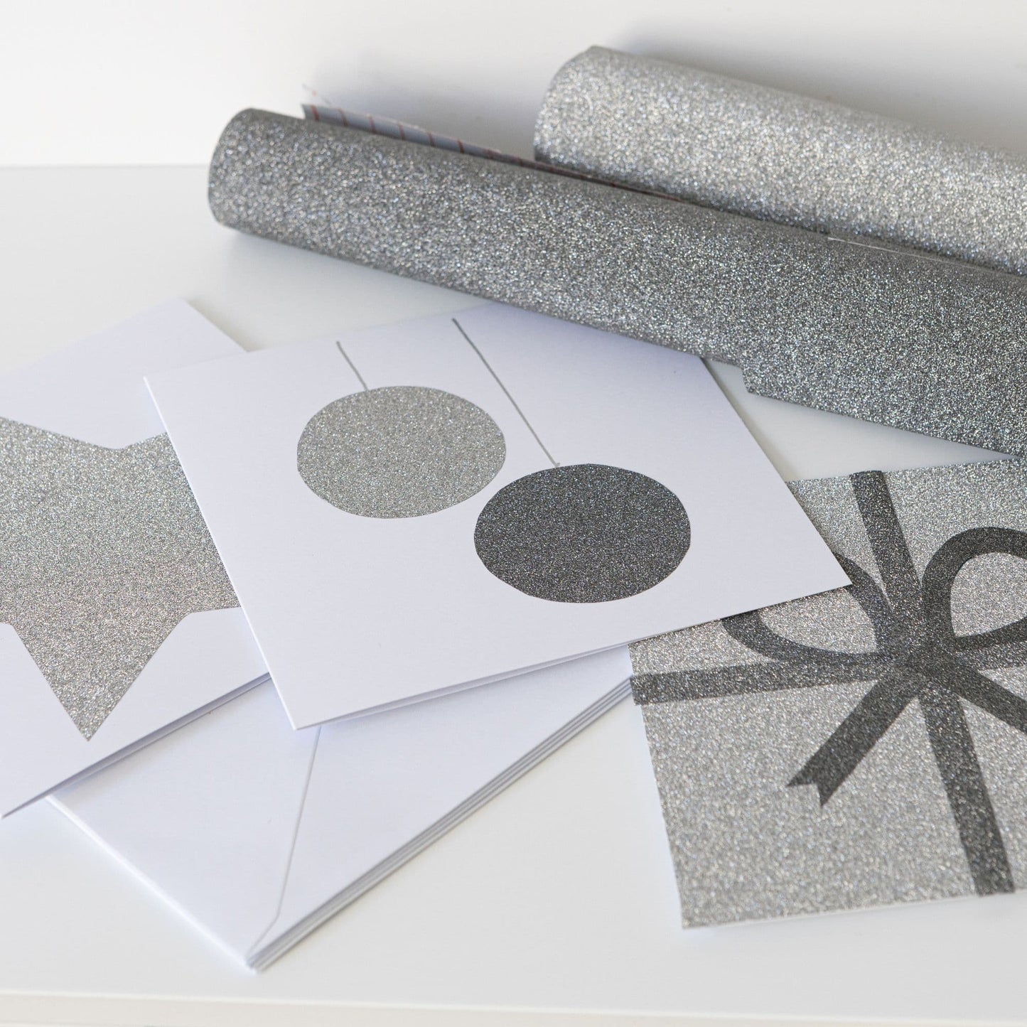 D-C-Fix Anthracite Grey Glitter Sticky Back Craft Vinyl (341-8019) 67cm x 2m
