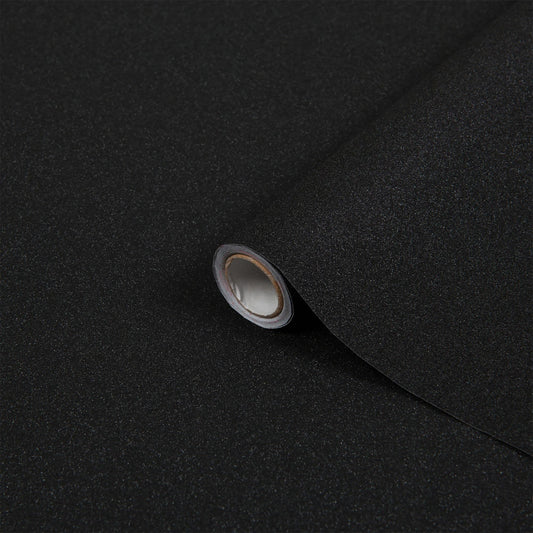 D-C-Fix Black Glitter Sticky Back Craft Vinyl (341-8012) 67cm x 2m