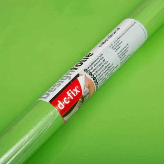 D-C-Fix Gloss Apple Green Sticky Back Vinyl (346-0505) 45cm x 2m