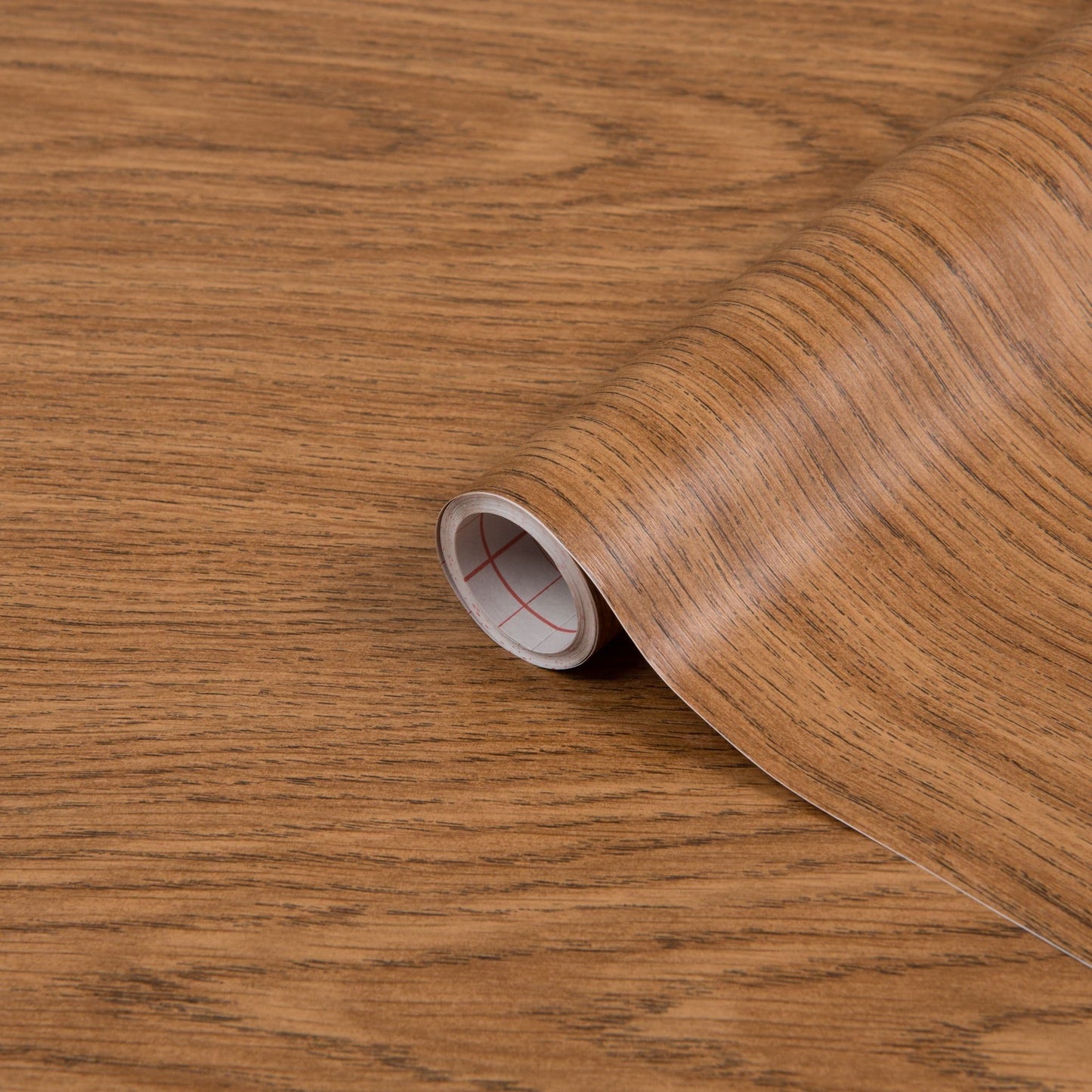Light Oak Wood Sticky Back Vinyl Self-Adhesive Woodgrain for Furniture & Surfaces