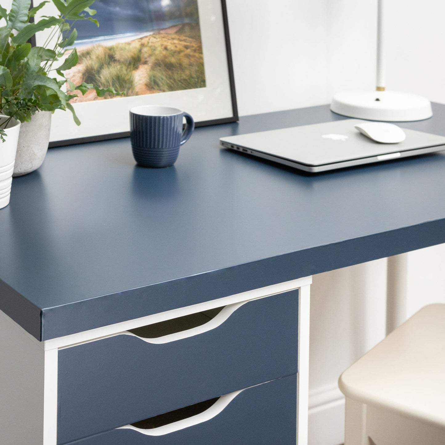D-C-Fix Matt Midnight Navy Blue Furniture Wrap 346-8195: 67cm x 2m