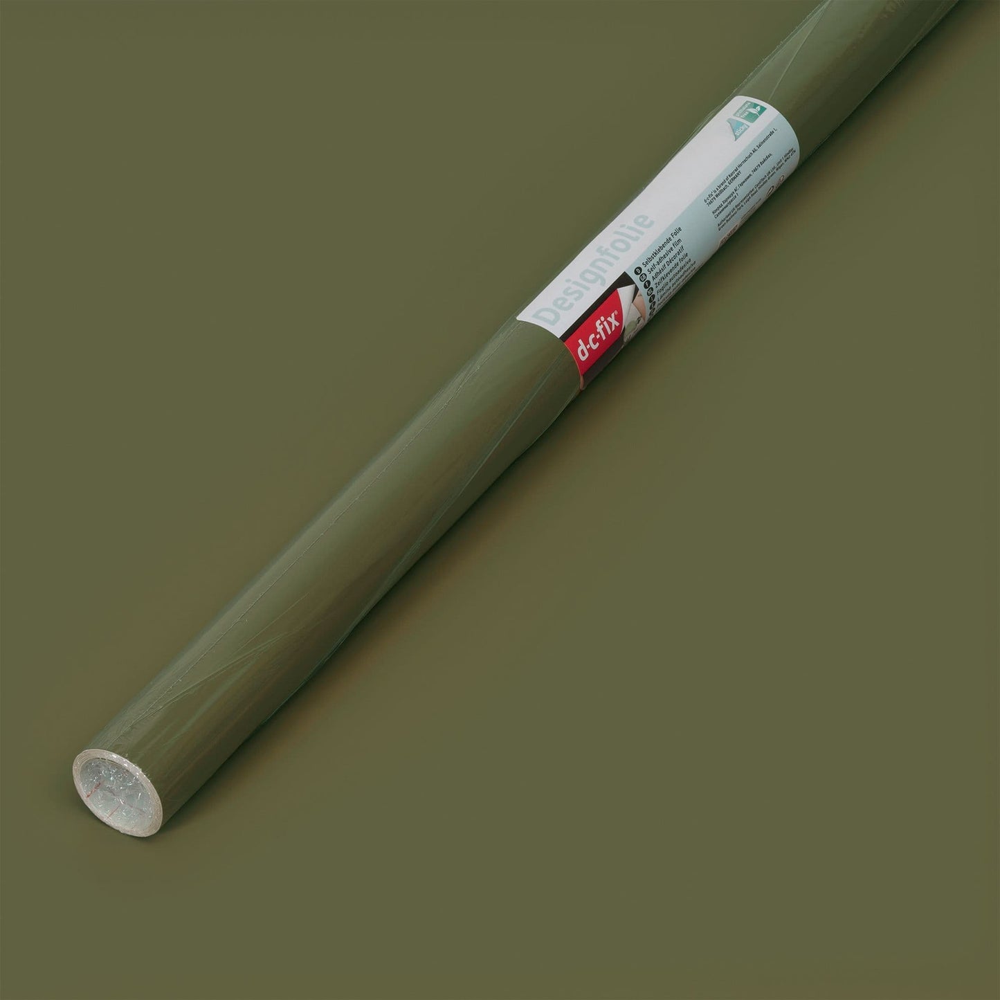 D-C-Fix Matt Olive Green Sticky Back Furniture Wrap 346-0713 (W)45cm (L)2m