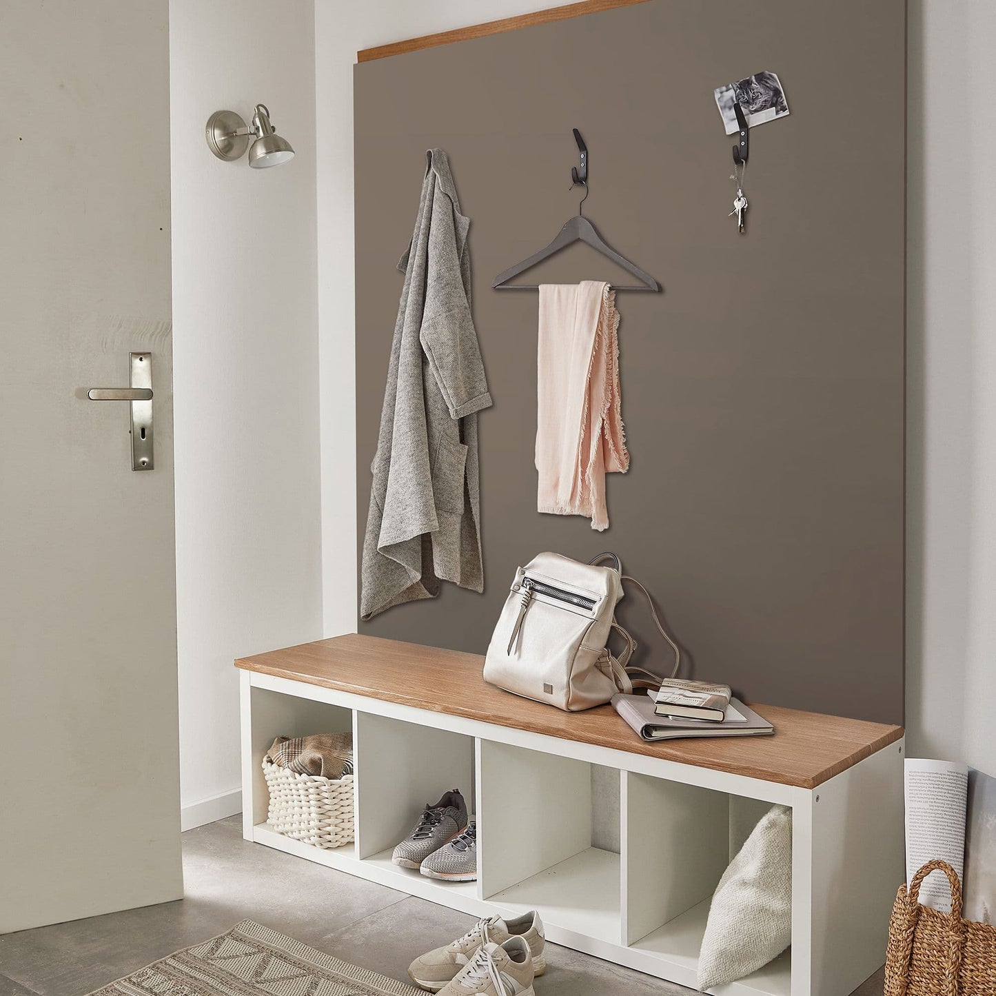 D-C-Fix Matt Soft Teak Brown Sticky Back Vinyl (346-8237) 67cm x 2m