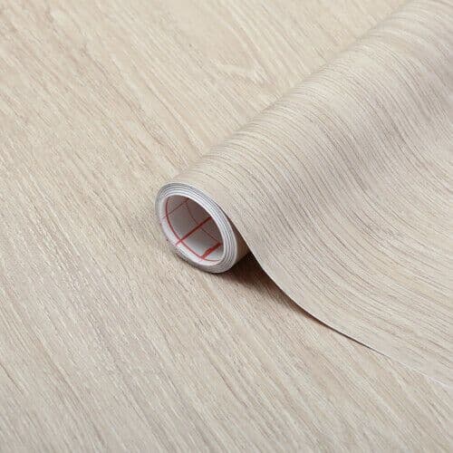 Santana Oak Lime Wood Sticky Back Vinyl Self-Adhesive Woodgrain for Furniture & Surfaces