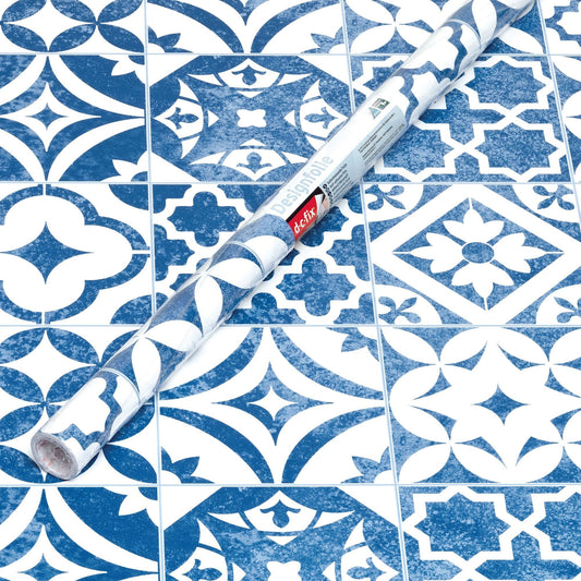 D-C-Fix Tile Effect Zuladi Sticky Back Furniture Vinyl (346-8233) 67cm x 2m