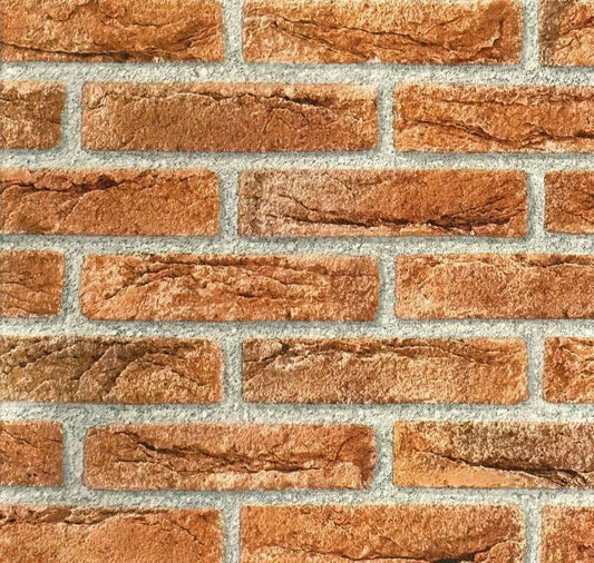 90cm Wide Roll of Red Brick Sticky Fablon (200-5590) Cut to size from 1 to 15 metres